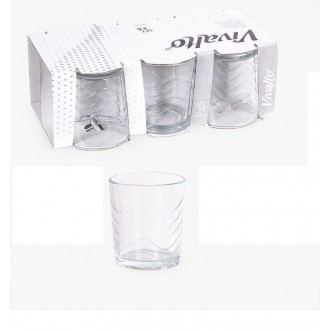 ARTE/SET 6 BICCHIERI ONDE 260ML