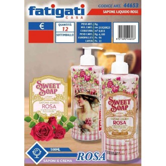 FAT/SAPONE LIQUIDO 500ML ROSE