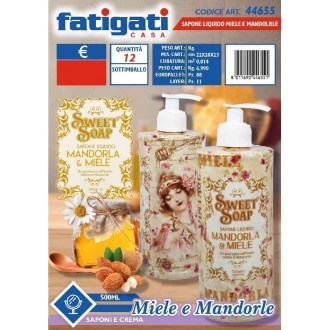 FAT/SAPONE LIQUIDO 500ML MIELE&MANDORLA