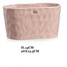 FRA/MISSOURI VASO 26X13,5X14CM.ROSA