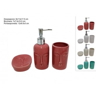 2S/SET BAGNO 3PZ C/VISO CERAMICA