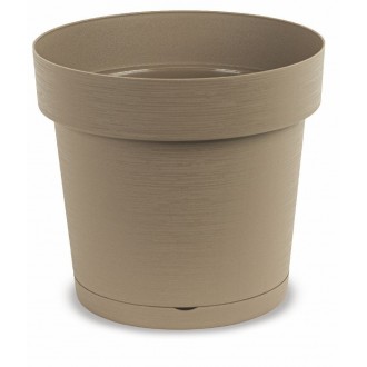 PLA/MELROSE GLAM.VASO 30CM.MOCCA