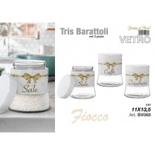GIARD/TRIS BARATTOLI FIOCCO TORTORA