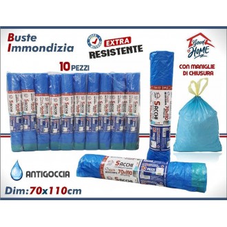 INT/BUSTE PATTUMIERA 70X110 BL.10PZ.