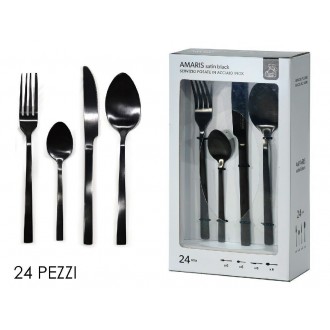 GT/AMARIS ACCIAIO SET POSATE 24PZ.