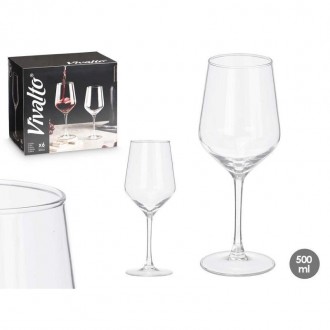 ARTE/CONF.6 CALICI VINO 500ML.