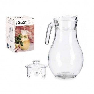 ARTE/CARAFFA VETRO C/T TRSP 1,8LT.