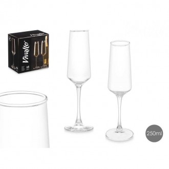 ARTE/CONF.6 CALICI SPUM.250ML CONICO
