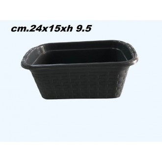 DUP/RATTAN CEST.RETT.24CM.ANTRACITE