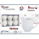 INT/BIANCHE CF.6 TAZZE CAFFE'