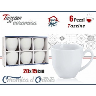 INT/BIANCHE CF.6 TAZZE CAFFE'