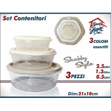 INT/SET 3 CONTENITORI TONDI SHABBY
