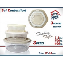 INT/SET 3 CONTENITORI MEDI BEIGE