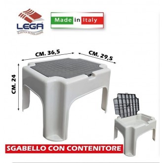 LEG/SGABELLO C/CONTENITORE*