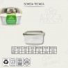 ARC/SET 6 CONTENITORI QU.1138